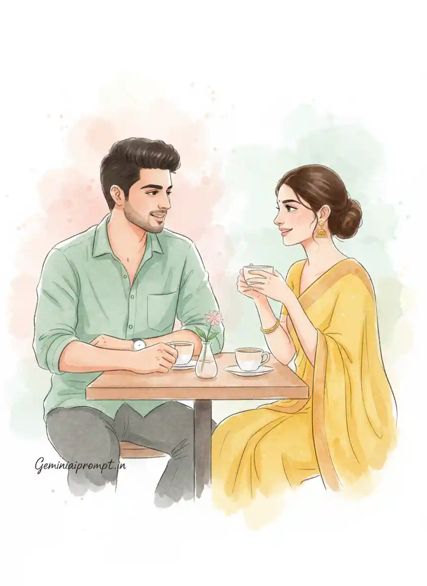 Prompt to Create Watercolor Portrait using Gemini AI