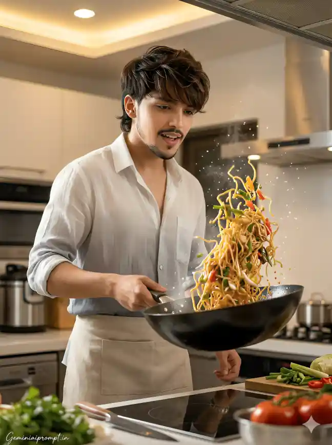 Cooking Style Photoshoot Gemini Ai Prompt