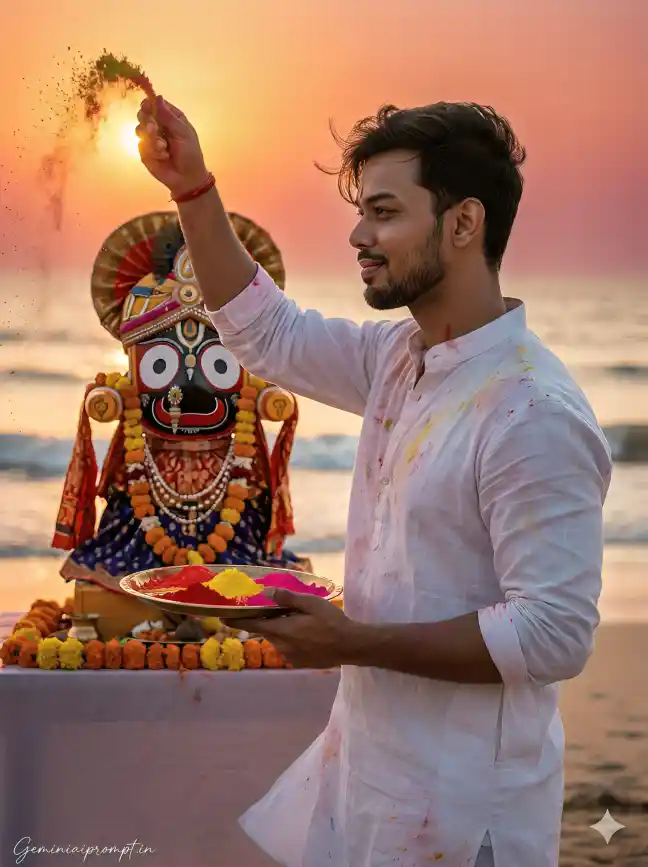 Happy Holi Jagannath Gemini Ai Photo Editing Prompts