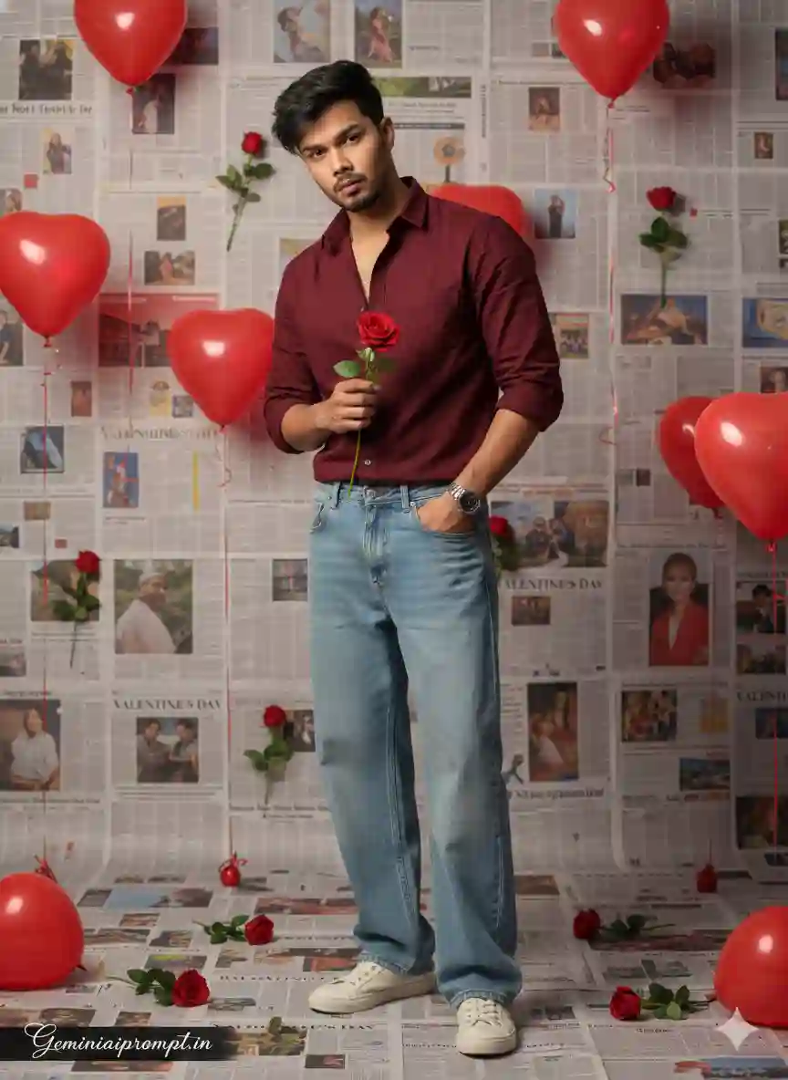 Valentine’s Day Photo Prompt For Boy