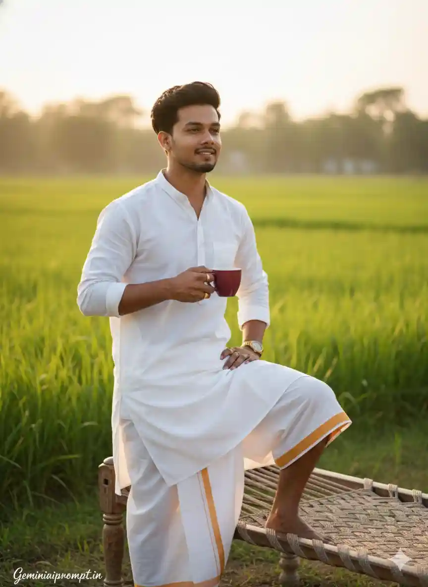 South Indian Look Photo Editing Prompt